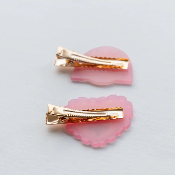 back side of graffiti hair clips