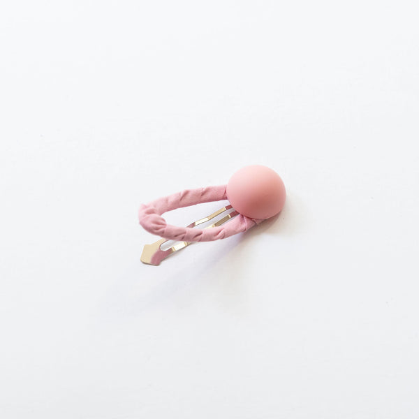 light pink hair snap clip