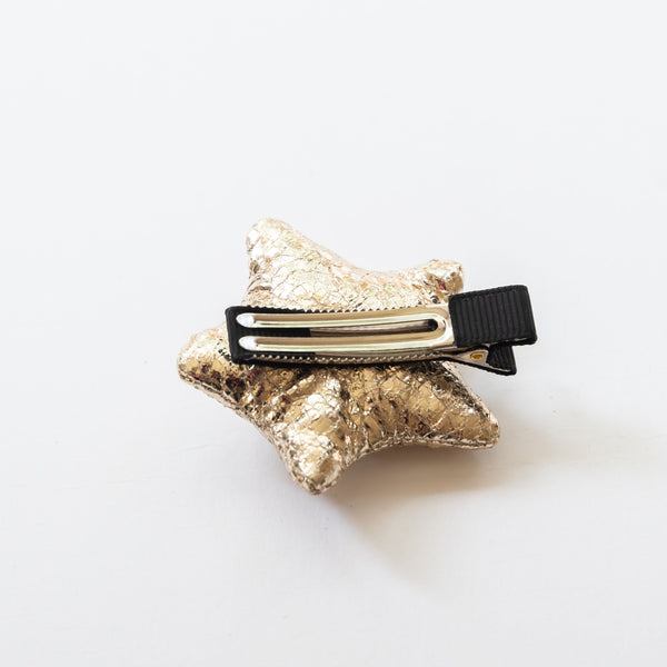 Metallic Star Hair Clip | Gold